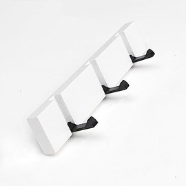 LSDZHK Invisible Coat Hook Behind The Door, Wooden Wall Mounted Coat Rack Wall Hanging Coat Hanger Row Hook Coat Rack to Hang Coats, Scarves, Purses and More (30CM - 3 Hooks)