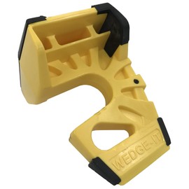TOWA TDSY685 Multi-functional Door Stopper, Hard Rubber, Entryway, Interior Door, Hinge, Yellow