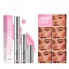 Melemando 6 Colors Silky Smooth Creamy Liquid Blush Stick, Lightweight