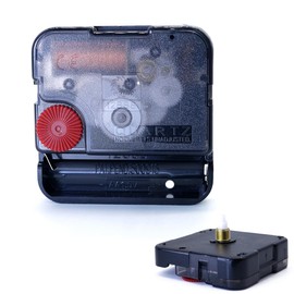 watch movement wall clock parts watch movement replacement watch movement quartz watch movement for wall clock DIY repair parts wall clock movement quiet watch kit easy to install 12888ST, Black,