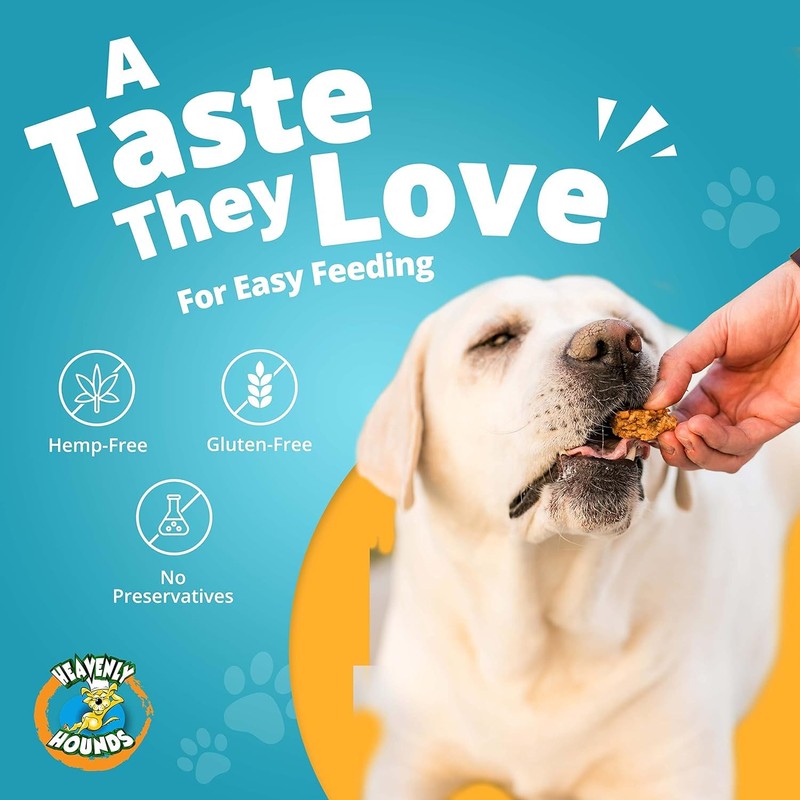 Heavenly Hounds Peanut Butter Chews - Anxiety Relief for Dogs
