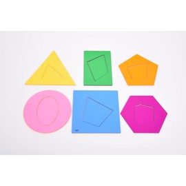 TickiT Jumbo Regular & Irregular Shapes - 12 Translucent Shapes - for Ages 3+ - Light Table Toys - Early Math Manipulative