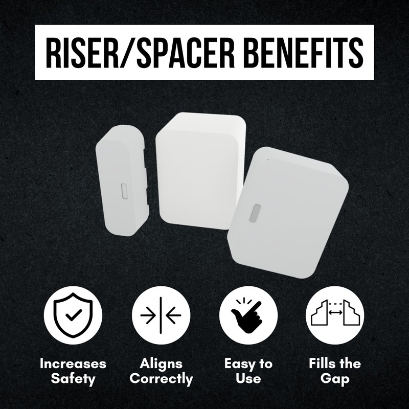 Simplisafe Entry Sensor Spacer | Door Sensor Riser for Simplisafe