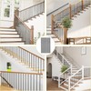 SCARIU 26 Pack Deck Balusters 36”Thicker Rectangle Staircase Baluster Black