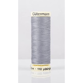 Gutermann Sew All Polyester Thread, Silver Grey 0040, 100 m