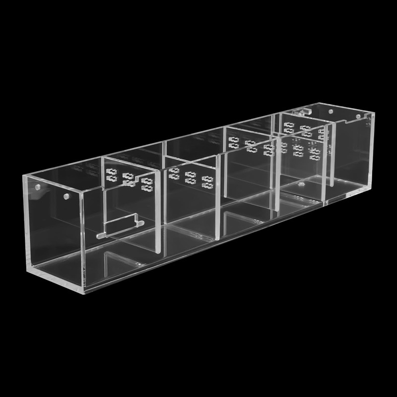 DYNAMI 5 Grids Acrylic Fish Tank Filter Box,External Aquarium Water