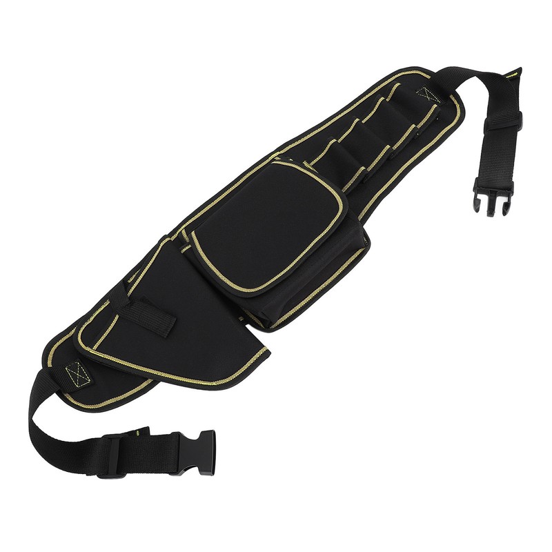Side Tool Belt Pouch Canvas Multifunctional Waterproof 30kg Load Capacity