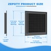 Zepoty 12” X 12” Aluminum Alloy Gable Vent, Never Rust