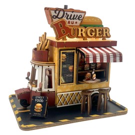 Wood Model Kit BOOK Burger Truck (Age 15+) KO635274