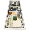 HUAHOO - Alfombra de dinero de 100 dólares para sala