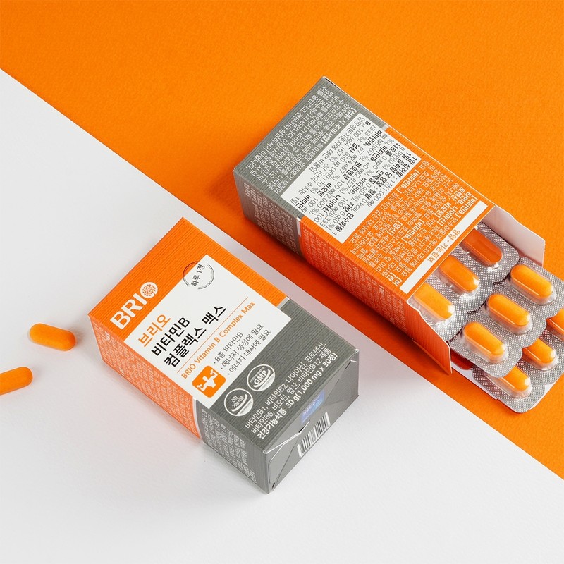 Brio Vitamin B Complex Max High-Concentrated B Group B12 100