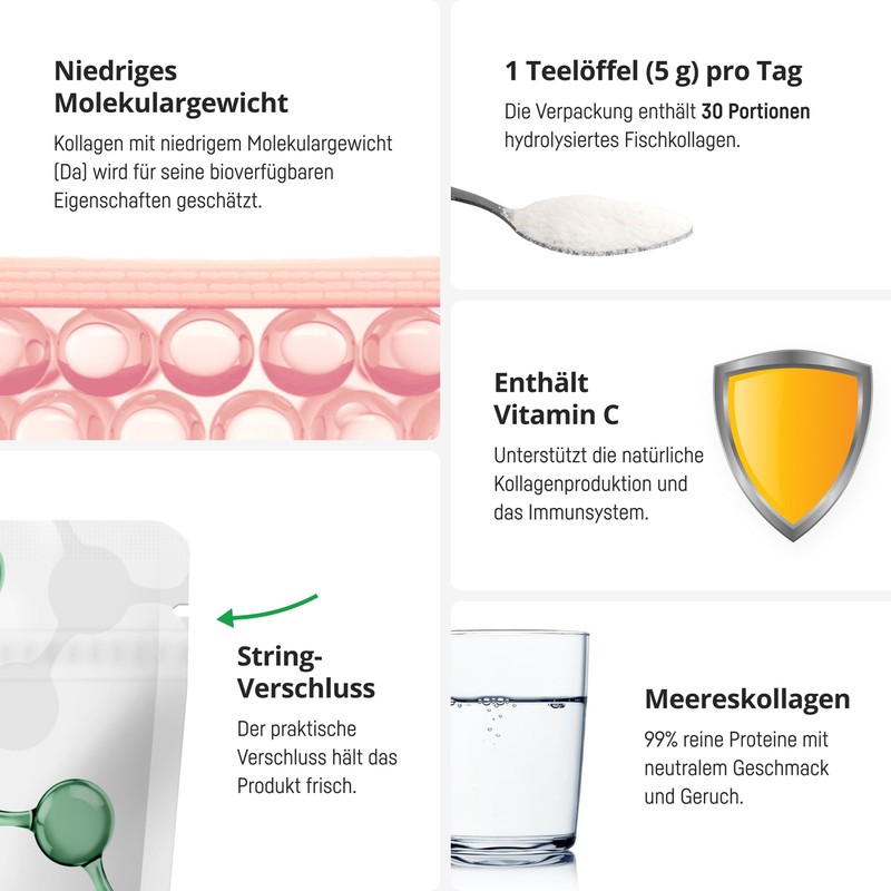 Marine Collagen Powder with Vitamin C - High Dose with