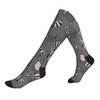 Cute Raccoon Grey Compression Socks Women And Men For Nurses