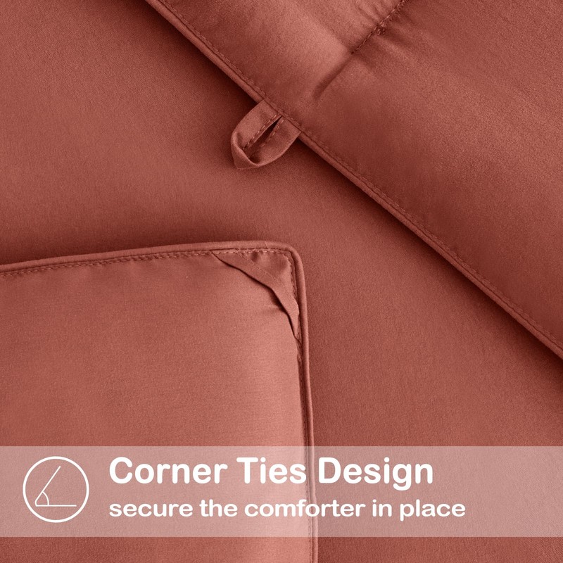 EASELAND King Size Down Alternative Comforter - Quilted Duvet Insert