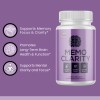 Pelican Vitamins MEMO CLARITY- Brain Support- 3 Bottles- 180 Capsules