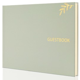 Blank Wedding Guest Book - All Pages are Blank for Sign in and Photos - Weddings Reception, Baby Showers, Birthdays and Special Events - Hardcover 10.2 x 7.6 inches