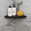 Questech 10" Corner Shower Shelf - Lugged for New Construction,