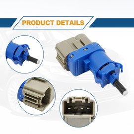 Pleoos New Brake Light Switch 4Pin Compatible with Compatible with Ford F-150 F-250 F-350 Focus/Mazda 2 3 5 6 / Lincoln MKC MKT Replace# 4838697 / 8T4T-9G854-AA