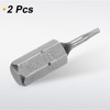 HARFINGTON 2pcs T6 Torx Screwdriver Bit 1/4" Hex Shank 25mm/1"