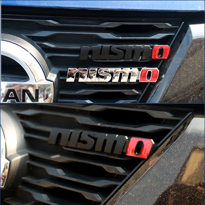 ofustar Grill Emblem Compatible with Nissan Nismo Grill Emblem Metal