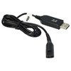 vhbw Charging Cable Compatible with Braun Multi Grooming Kit MGK