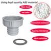 Qrity 1 Piece Kitchen Sink Drain Pipe Joint Thread Hose