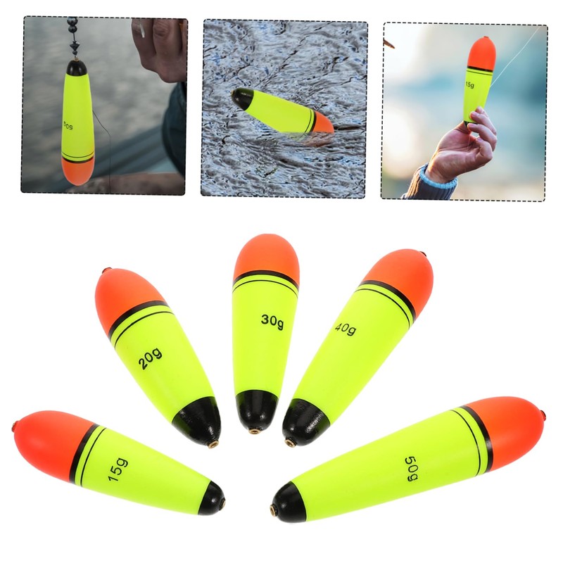 KOMBIUDA Fishing Buoy Small Fishing Floats Tackle for Lakes Rivers