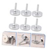 6pcs Heavy Duty Adjustable Furniture Levelers Tee Nut Design Non-Slip