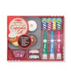Melissa & Doug Bake & Decorate Wooden Cupcake Kit, with