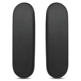 1 Pair Arm Pads Caps Replacement for Herman Miller Sayl Office Chair, Fixed and Height-Adjustable Armrest, Black Vinyl