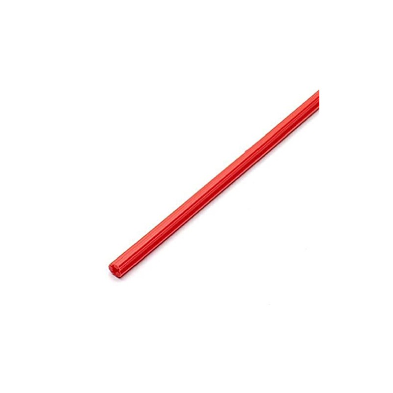 Merriway BH05551 (4 Pcs) Cut-to-Length Wall Plug Stick, Red PVC