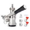 Hgkeke All 304 Stainless Steel Sankey Keg Coupler D System