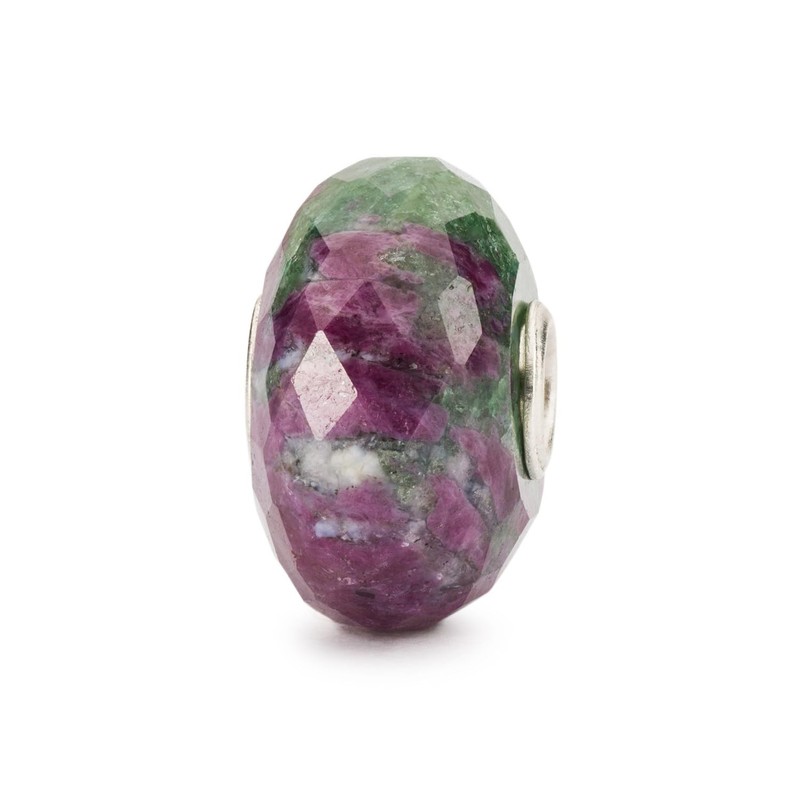 Trollbeads Ruby Zoisite Bead TSTBE-60003, Gemstone, Ruby