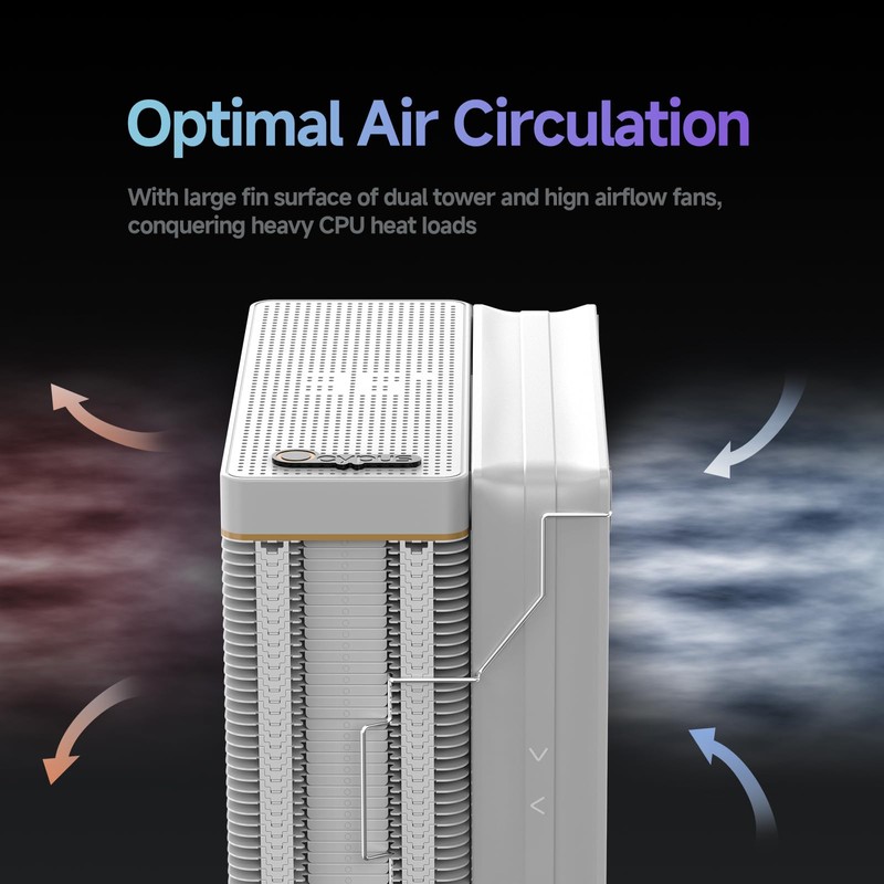 Iota A40 CPU Air Cooler Single Tower CPU Cooler with