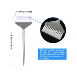 DS. DISTINCTIVE STYLE Hair Dye Applicator Brushes 5 Pieces Long Handle Soft Bristles Hair Coloring Kit Salon Hair Bleach Tinting DIY Tool (Black)