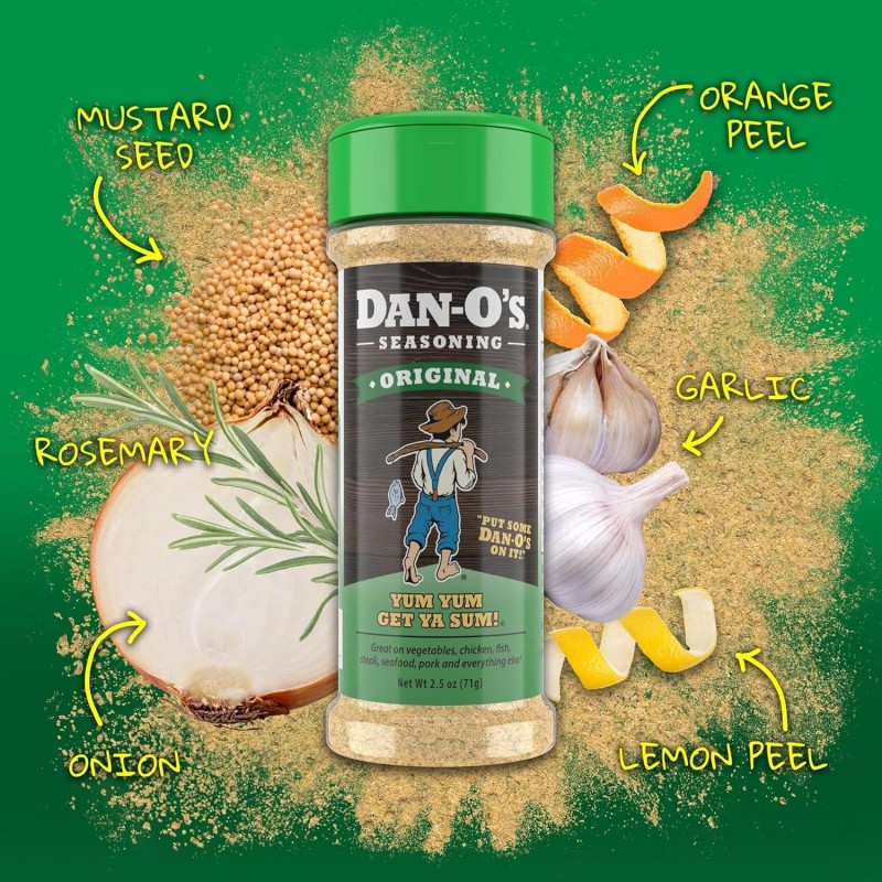 Dan-O's Original Seasoning - for Chicken, Meats, Veggies - Savory