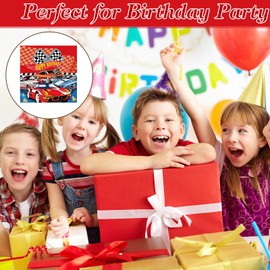 Pack of 20 Cars Birthday Napkins, Car Birthday Napkins, Birthday Decoration, Formula 1 Napkins, Racing Car Napkins, Children's Birthday, 33 x 33 cm