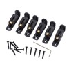 Electric Guitar Split Bridge Saddle Roller Ball String Plate Metal