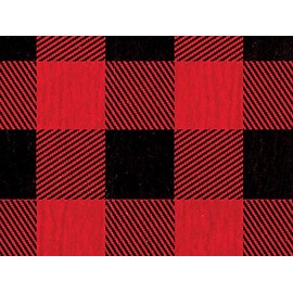 Red & Black Buffalo Plaid Print Design 15"x 20" Gift Grade Tissue Paper Sheets Choose Package Amount (72)