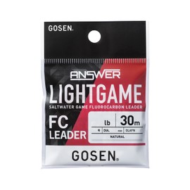 ゴーセン(Gosen) アンサー ライトゲーム FCリーダー 30m 5lb (1.2号)