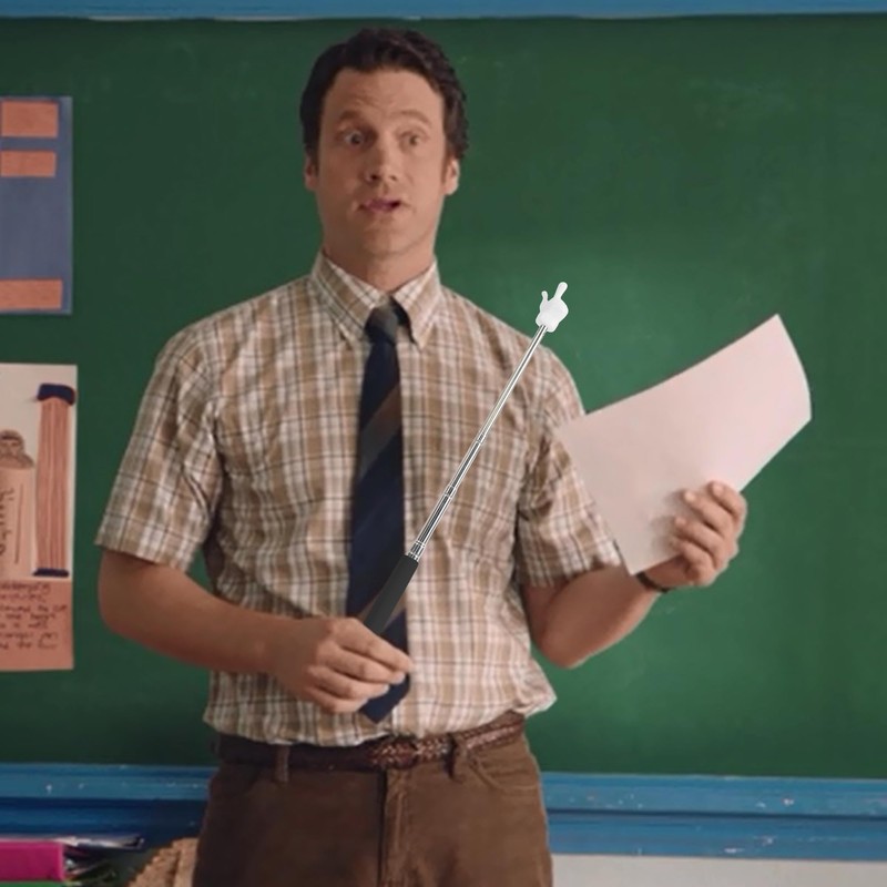 LYMXsd 2Pcs Retractable Teacher Pointer, Retractable Hand Pointer Pointer, Mini