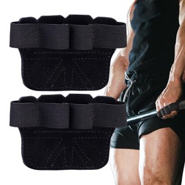 Pull Up Gloves | Four-Finger Gym Hand Grips Pads Workout Gym Gloves,Elastic Fitness Grip Gloves Weight Lifting Grip Pads Exercise Grip Pads for Pull-Ups Deadlifts