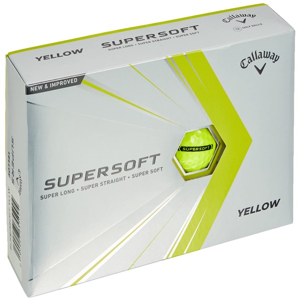 Callaway Golf Supersoft Golf Balls (Yellow), Prior Generation