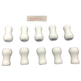 HomeAmore - Blinds Shades White Plastic Tassels (10)