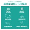 Chef's Cut Beef Jerky, Teriyaki, High Protein Meat Snack, 10g