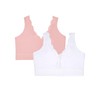 Fruit of the Loom Women's Full Coverage Wireless Cotton Bralette,