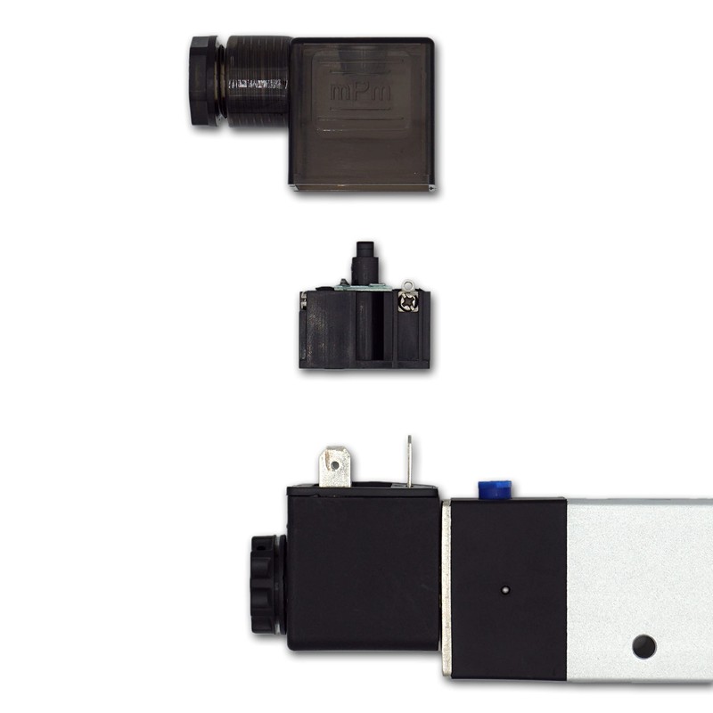 Pneumatic Valve 3/2 Way Solenoid Valve 1/4 Inch 24 Volt
