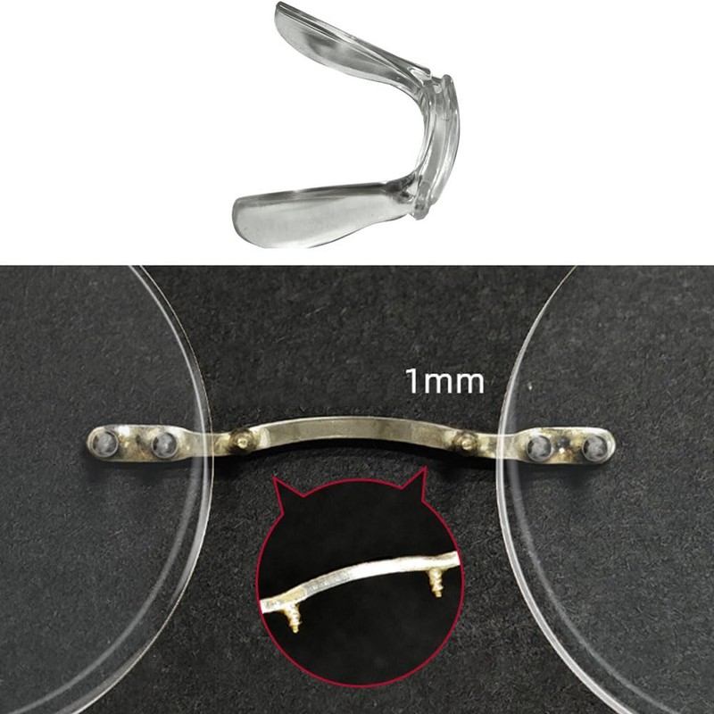 1PC Plate Glasses Frame Eyeglass Saddle Bridge Nose Pads Nose