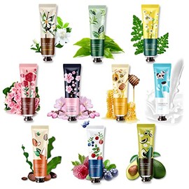 Pack De 10 Cremas De Manos Para Manos Agrietadas, Loción De Manos Con Fragancia Botánica Natural, Mini Crema De Manos Para Manos Secas Durante El Trabajo, Set De Crema De Manos Hidratante De T