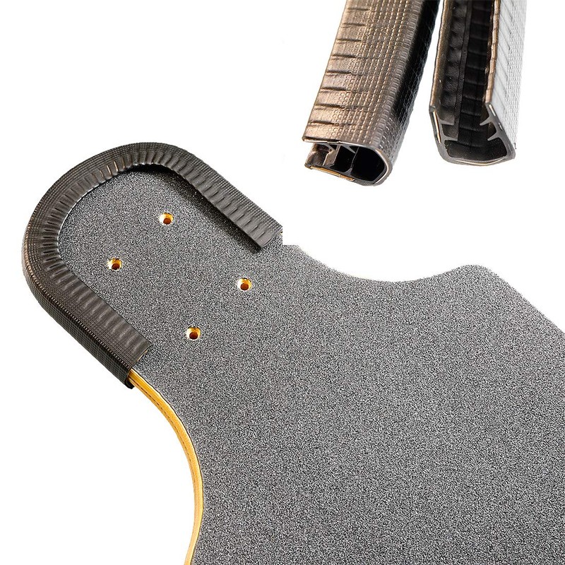 VanPro Skateboard Longboard Deck Guard Protector, Rubber Edge Guard, Edge